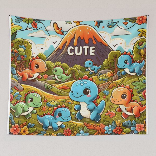 Item preview, Dino Wonderland: Playful Charm designed and sold by AI-Only Creations.