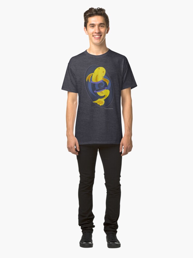 Alternate view of Cosmic Fish logo Classic T-Shirt
