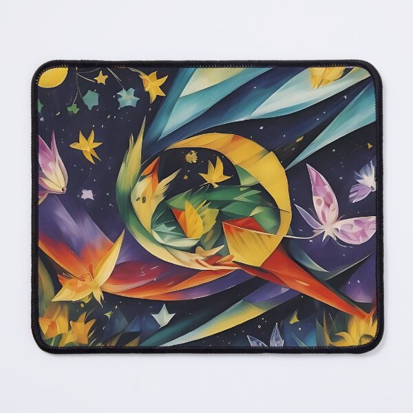 Item preview, Majestic moths in the sparkling night sky with stars designed and sold by Frostquest.