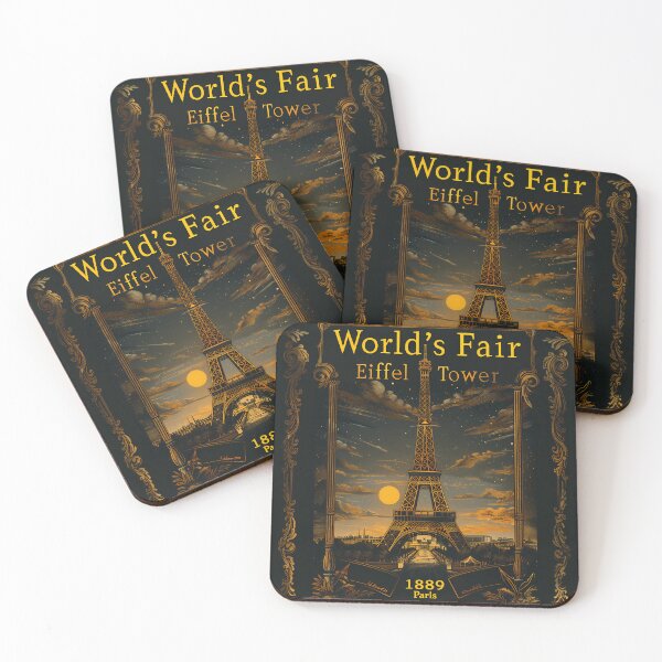 Item preview, 1889 Paris World's Fair Eiffel Tower Poster designed and sold by David Balzen.