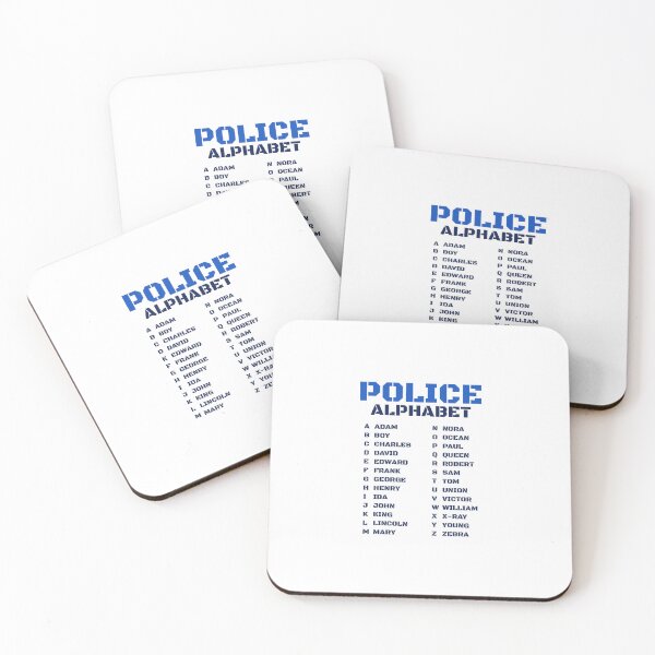 Item preview, Cop Alphabet Code designed and sold by AnnSign.