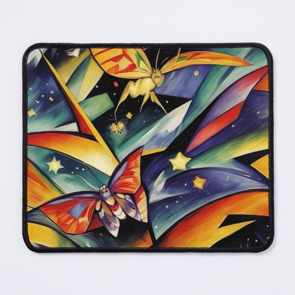 Item preview, Majestic moths in the sparkling night sky with stars designed and sold by Frostquest.