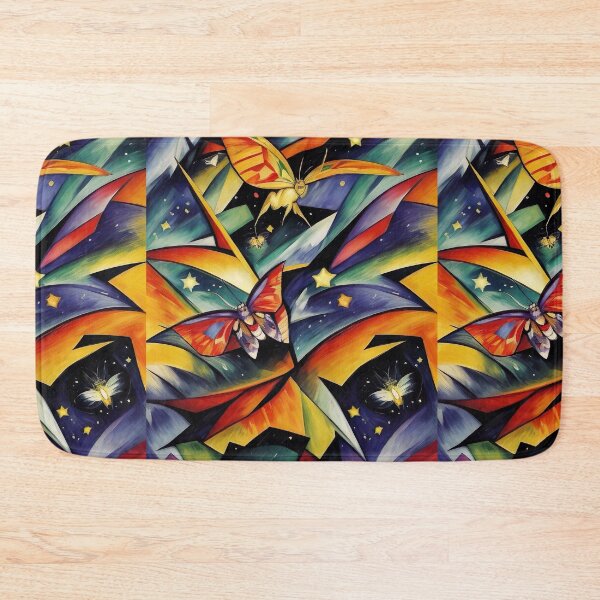 Item preview, Majestic moths in the sparkling night sky with stars designed and sold by Frostquest.