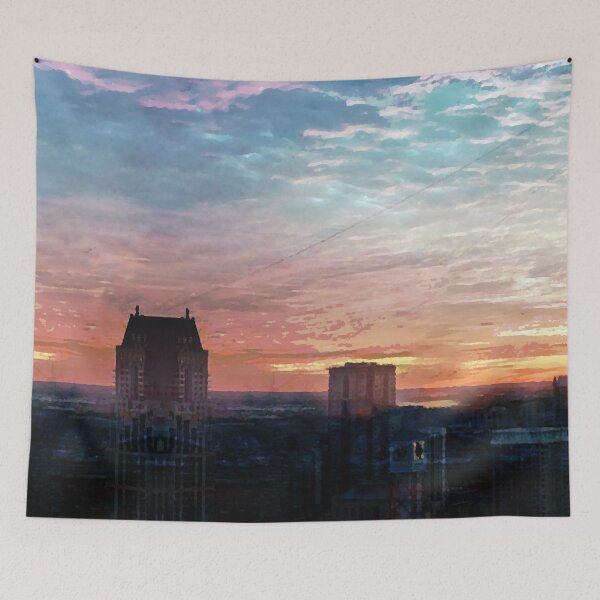 Item preview, Concrete Desert Post Apocalyptic Landscape designed and sold by MusicArtAndGrind.