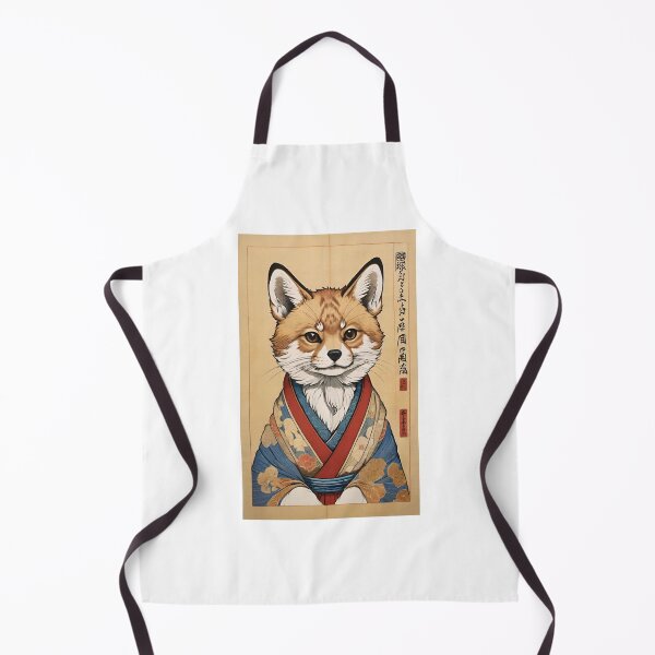 Item preview, Cute Fox with Japanese Background: Adorable Wildlife Scene designed and sold by KTOShop.