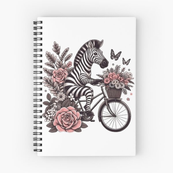 Item preview, Cute zebra on a bicycle  designed and sold by Culmika.