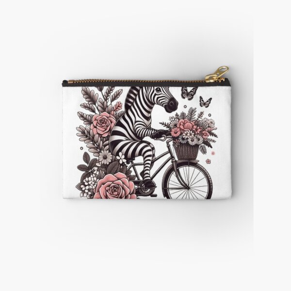 Item preview, Cute zebra on a bicycle  designed and sold by Culmika.