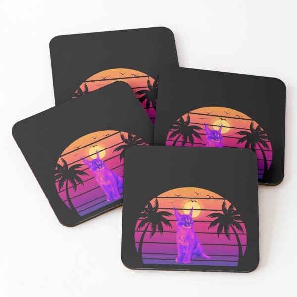 Item preview, Caracal Retro Sunset designed and sold by AussieWonders.