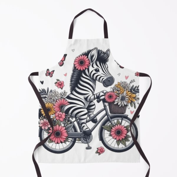 Item preview, Cute zebra on a bicycle designed and sold by Culmika.