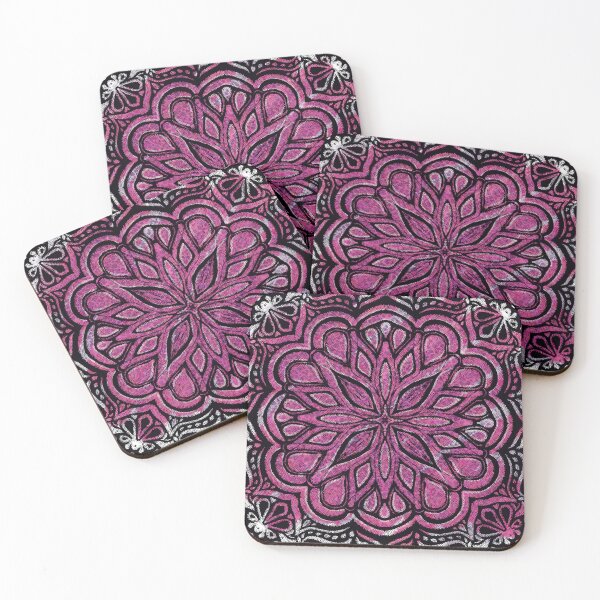 Aperçu de l'œuvre Mandala magenta créée et vendue par SheHunts99.
