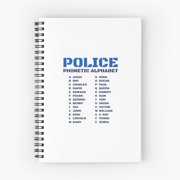 Aperçu de l'œuvre Alphabet policier : les bases que vous devez connaître créée et vendue par AnnSign.