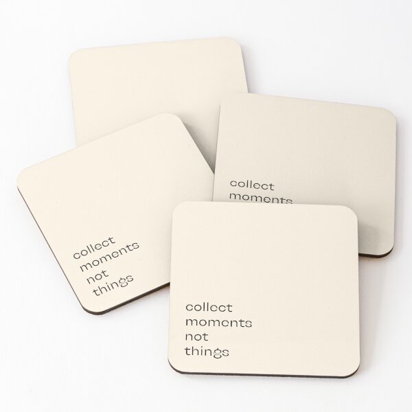 Item preview, Collect Moments not Things Aesthetic Pinterest Minimalist Art Design designed and sold by pointense.
