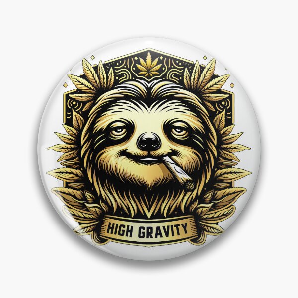 Item preview, Golden Stoner Sloth designed and sold by highgravityart.
