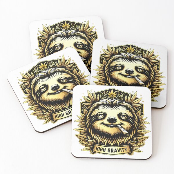 Item preview, Golden Stoner Sloth designed and sold by highgravityart.