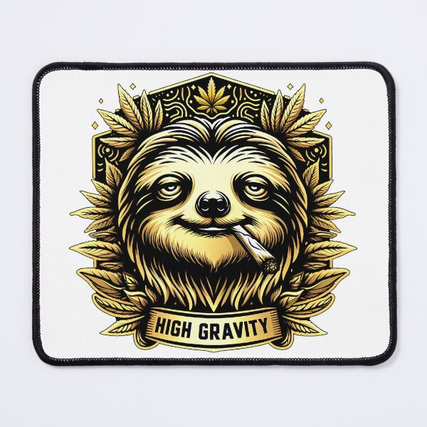 Item preview, Golden Stoner Sloth designed and sold by highgravityart.