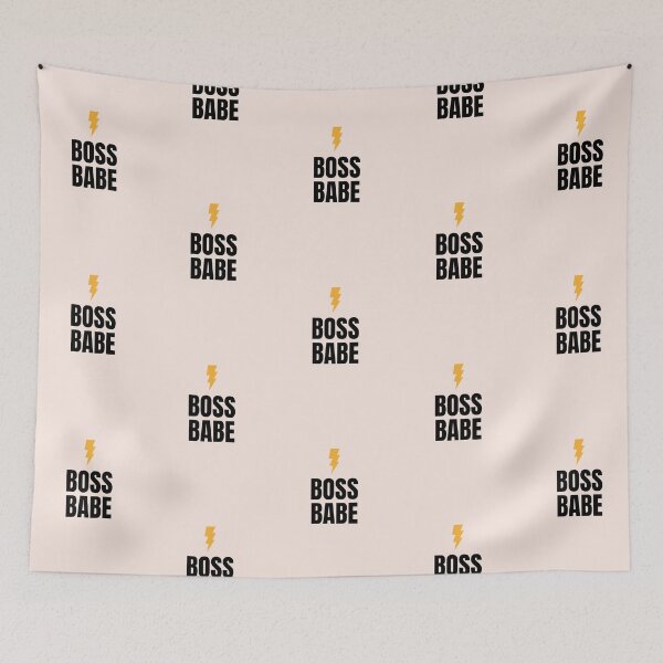 Item preview, Boss Babe | Pastel Pink Background designed and sold by RM-Journey.
