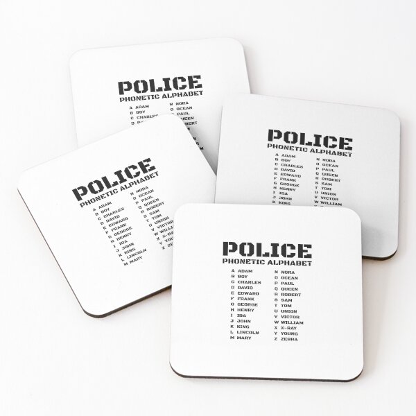 Item preview, Police Phonetic Alphabet Code designed and sold by AnnSign.