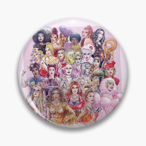 Item preview, RuPaul's Drag Race All Winners 2024 Version designed and sold by mannequinsart.