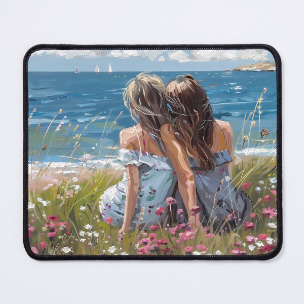 Item preview, Two Girls On The Beach designed and sold by sakurashorty.
