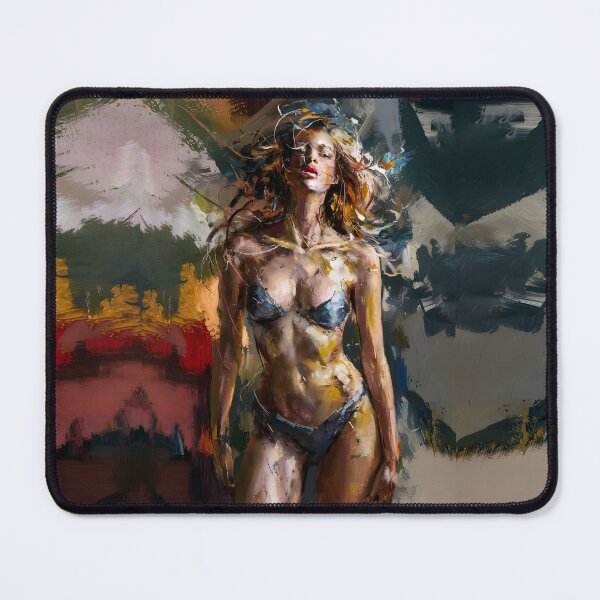 Item preview, Expressive Abstract Art: Bold Brushstrokes of Female Figures designed and sold by MarinaFila.