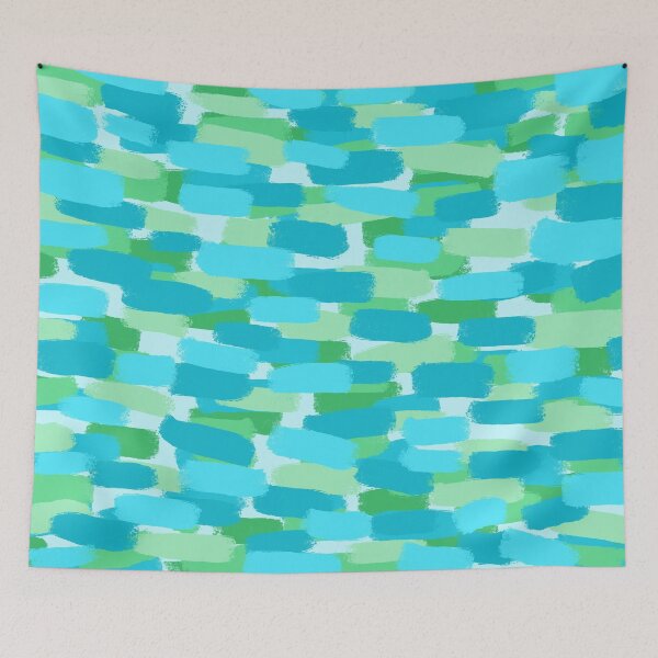 Item preview, Abstract, Blue and Green, Brush Stroke Effect designed and sold by OneThreeSix.