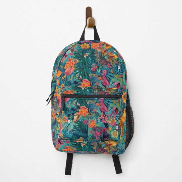 Item preview, rainforest bird Pattern, Toco Toucan, Spring Pattern, Floral, leaves, flower designed and sold by Nordic Ch.