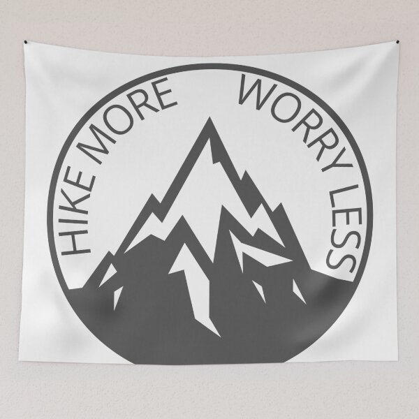 Item preview, hike more, worry less designed and sold by kestey.