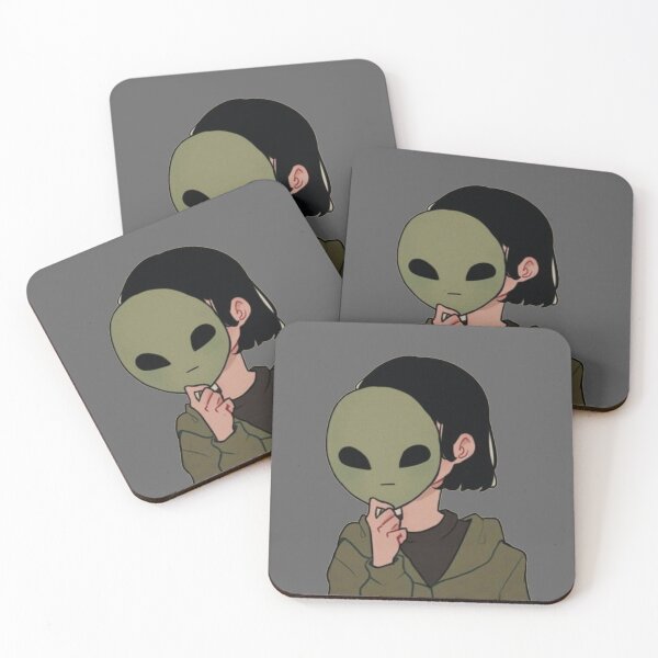 Item preview, Cute alien mask girl designed and sold by Pofkis.