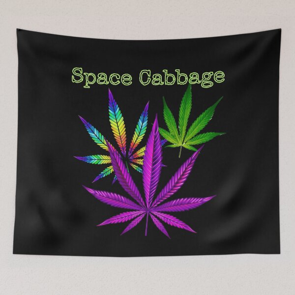 Item preview, Space Cabbage Colorful Cannabis Marijuana Leaves Design  designed and sold by EarthArtDesigns.