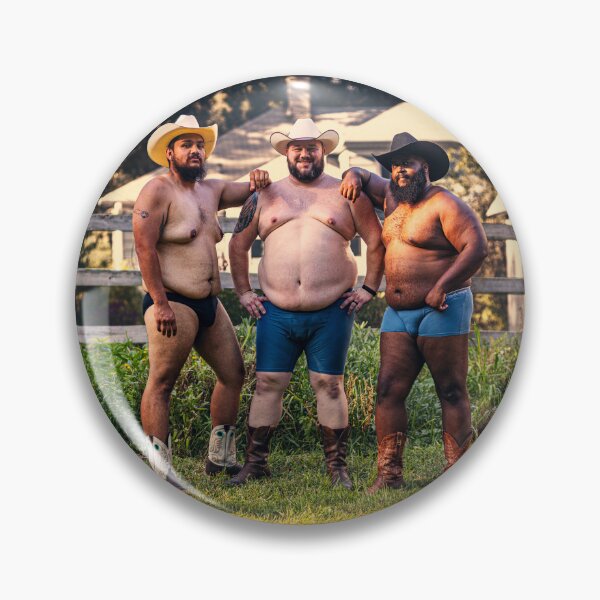 Item preview, Three Bearded Men in Cowboy Hats designed and sold by Micah Kafka.