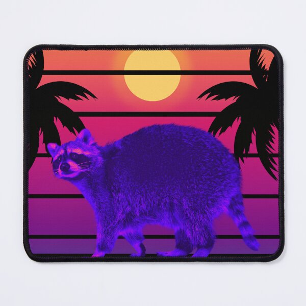 Item preview, Raccoon Retro Sunset designed and sold by AussieWonders.