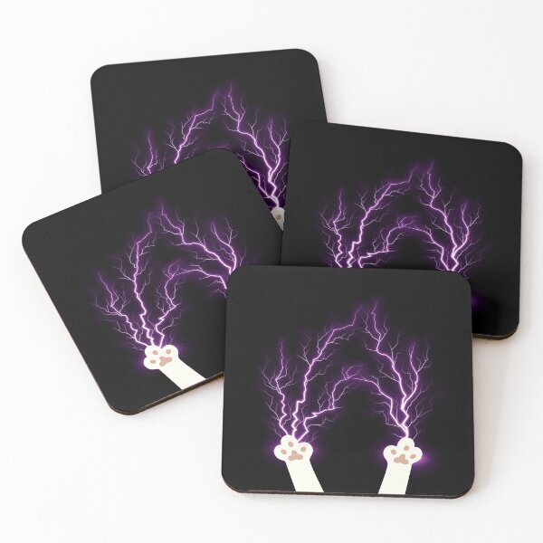 Item preview, lightning cat paws designed and sold by PawSon45.