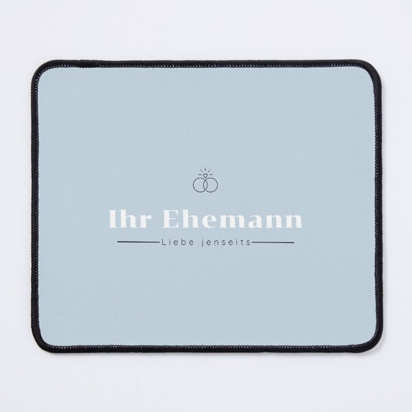 Item preview, Ihr Ehemann | Ring Line Art | Pastel Blue Background designed and sold by RM-Journey.