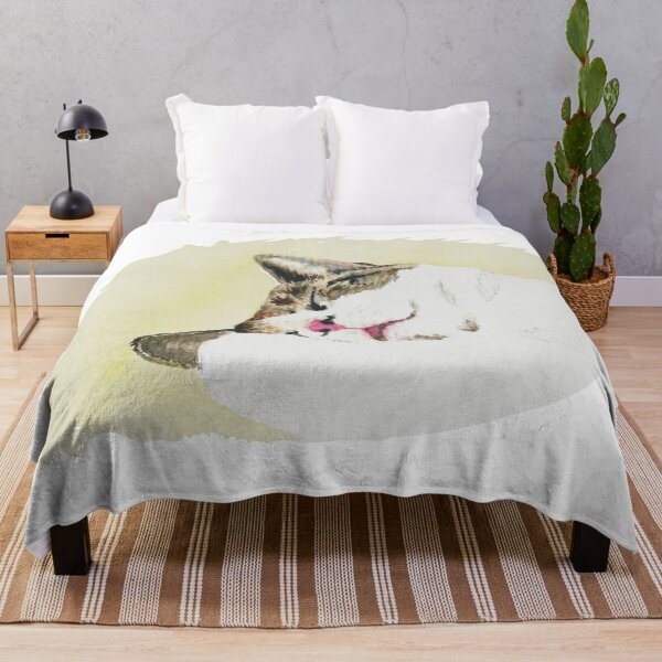 Item preview, Sleeping cat with tongue designed and sold by jedzia-who-art.