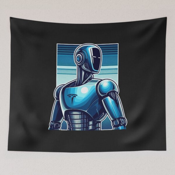 Item preview, Tesla bot designed and sold by TEEJAMBOREE.