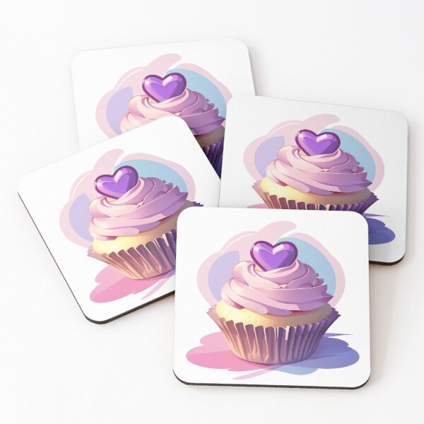 Item preview, A cupcake with a heart on top designed and sold by Harmonysens.