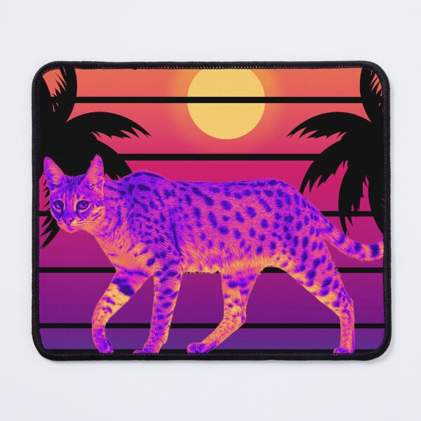Item preview, Serval Retro Sunset designed and sold by AussieWonders.