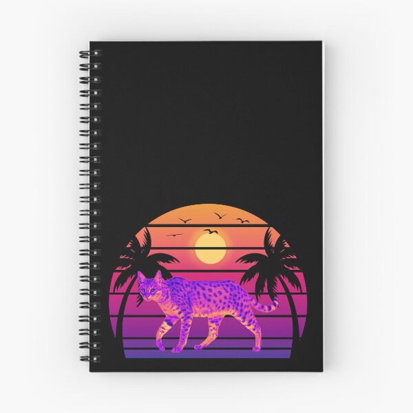 Item preview, Serval Retro Sunset designed and sold by AussieWonders.