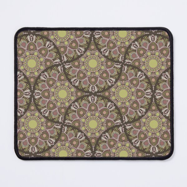 Item preview, Warm Neutrals Pistachio Biscotti Dot Mandala Art Deco Fans designed and sold by Triplicate Limited.