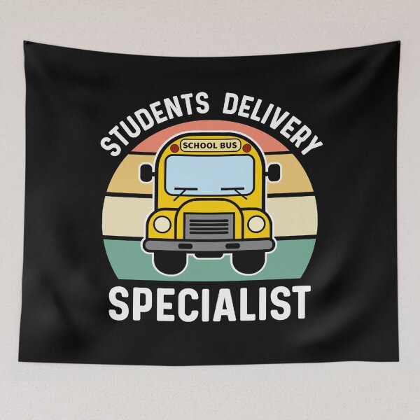 Item preview, Students Delivery Specialist, Yellow School Bus Driver designed and sold by Sunserize Designs.