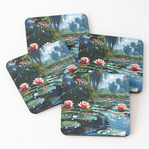 Item preview, Water Lilies designed and sold by Crafted-AI.