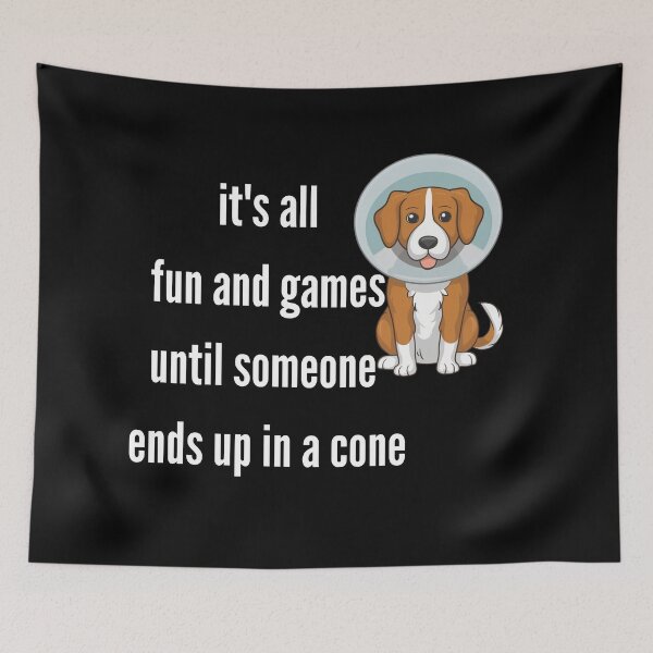 Item preview, it's all fun and games until someone ends up in a come designed and sold by kestey.