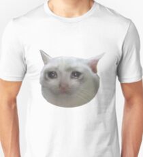 Camiseta unisex gato llorando jpg