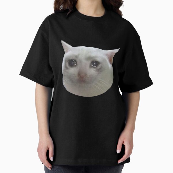 Vista previa del artículo con la obra «gato llorando jpg», diseñado y vendido por so basically i'm baby.