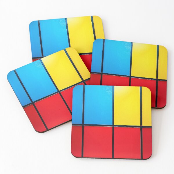 Item preview, Composition with Red Blue and Yellow designed and sold by Crafted-AI.