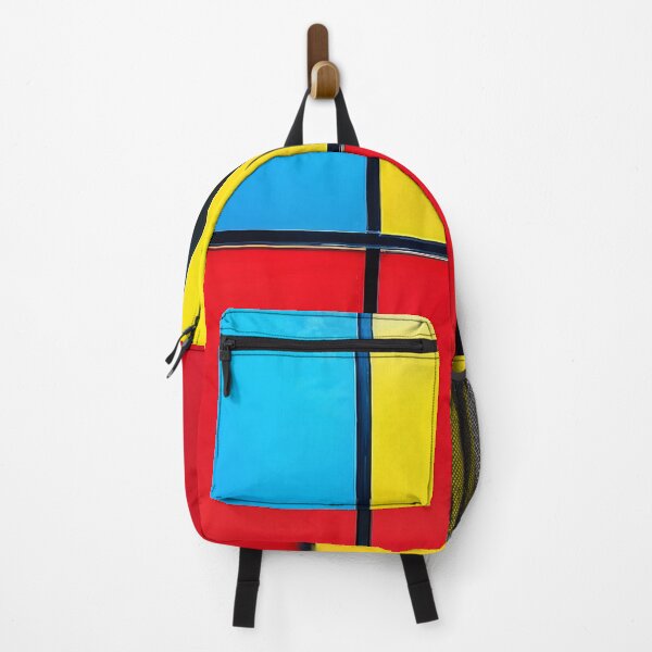 Item preview, Composition with Red Blue and Yellow designed and sold by Crafted-AI.