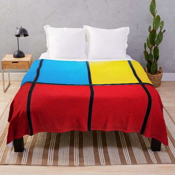 Item preview, Composition with Red Blue and Yellow designed and sold by Crafted-AI.
