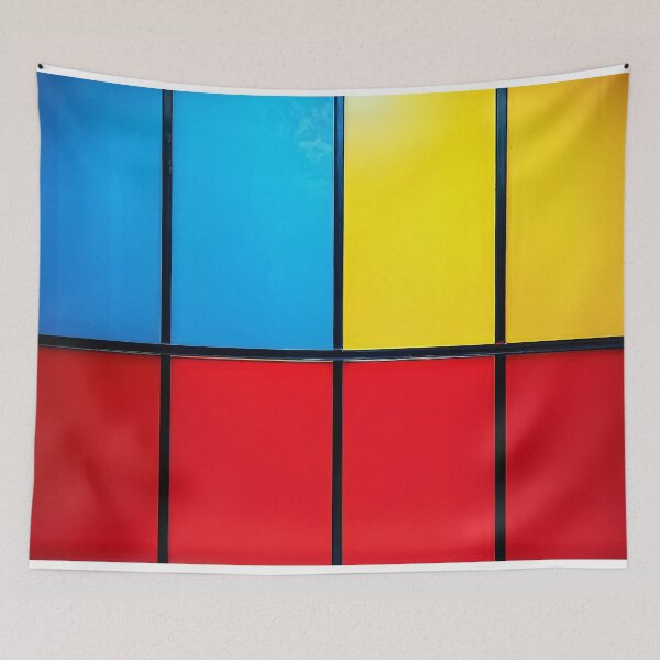 Item preview, Composition with Red Blue and Yellow designed and sold by Crafted-AI.