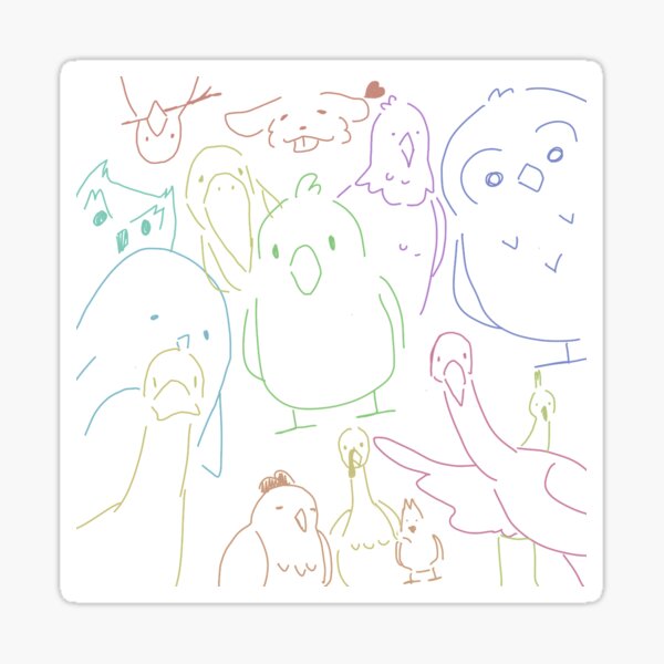 Item preview, Birds and Dog designed and sold by 01jueun.