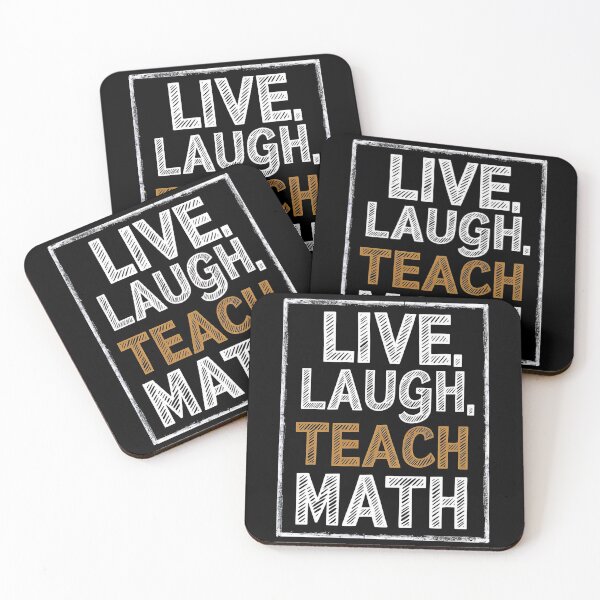 Item preview, Live, Laugh, Teach Math Funny Mathematician designed and sold by DomTeesHaven.